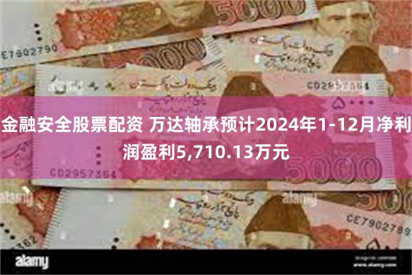 金融安全股票配资 万达轴承预计2024年1-12月净利润盈利5,710.13万元